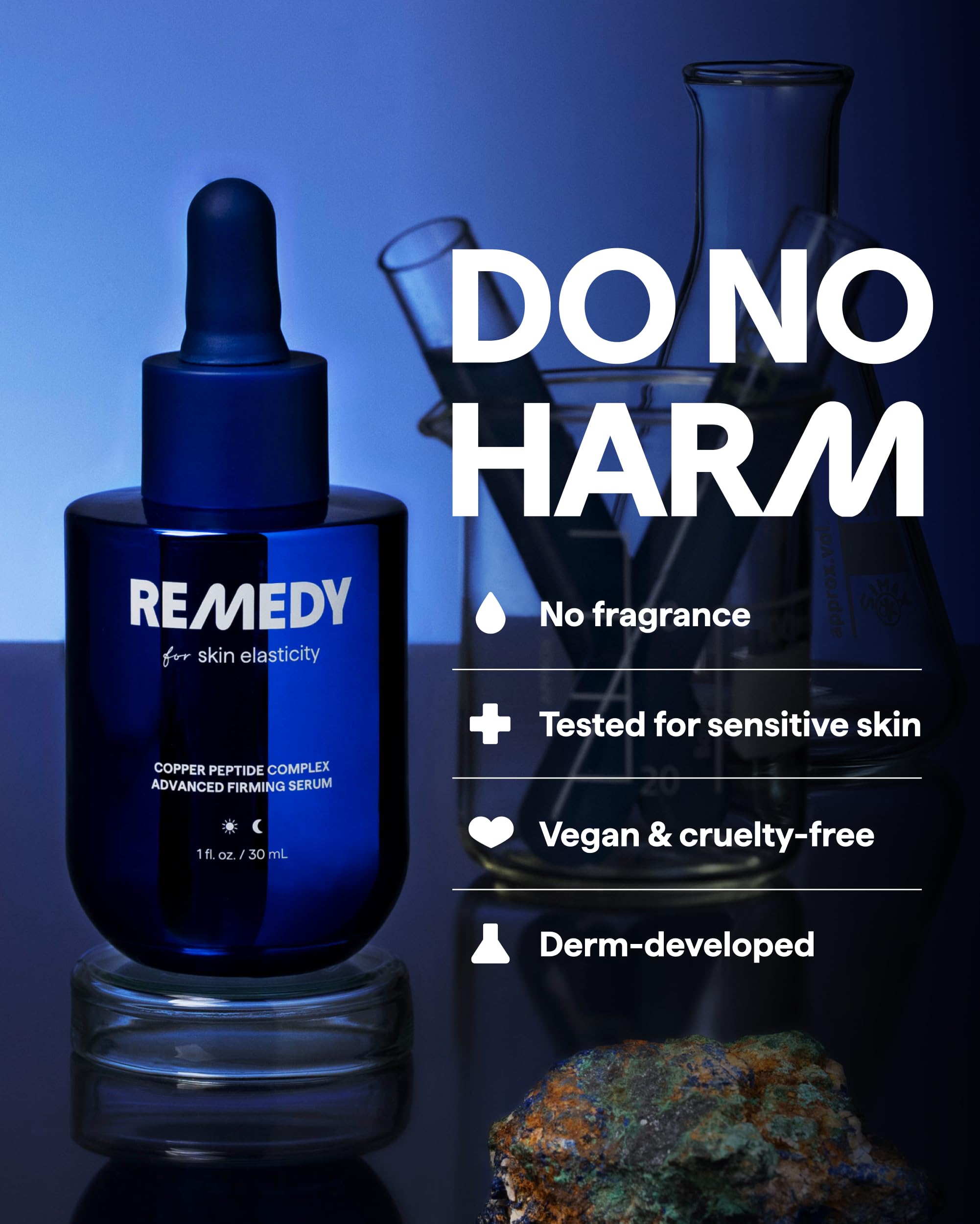 Remedy Science lifestyle bathroom scene showing morning routine ease and layering benefit