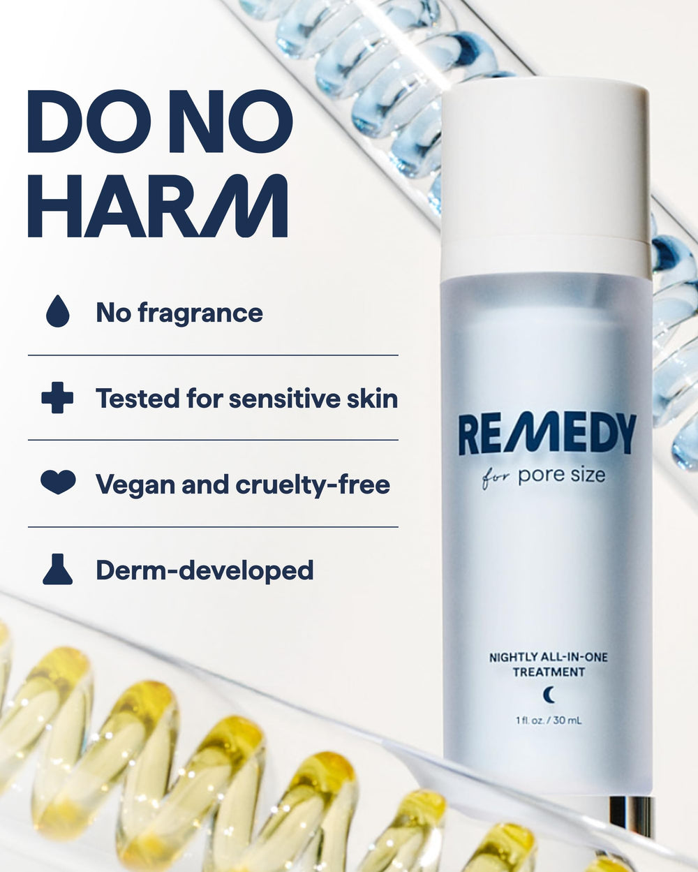 Remedy Science size and scale comparison next to everyday items for accurate expectations