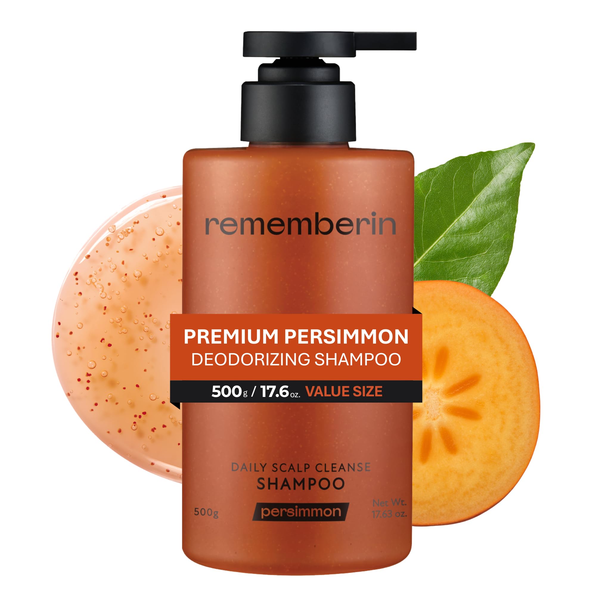 Rememberin front label showing product benefits and 17.6 oz size for clear choice