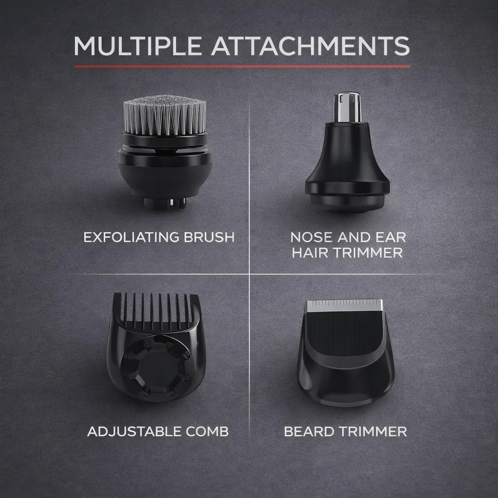 Remington Balder beard trimmer attachment displayed for adjustable facial styling