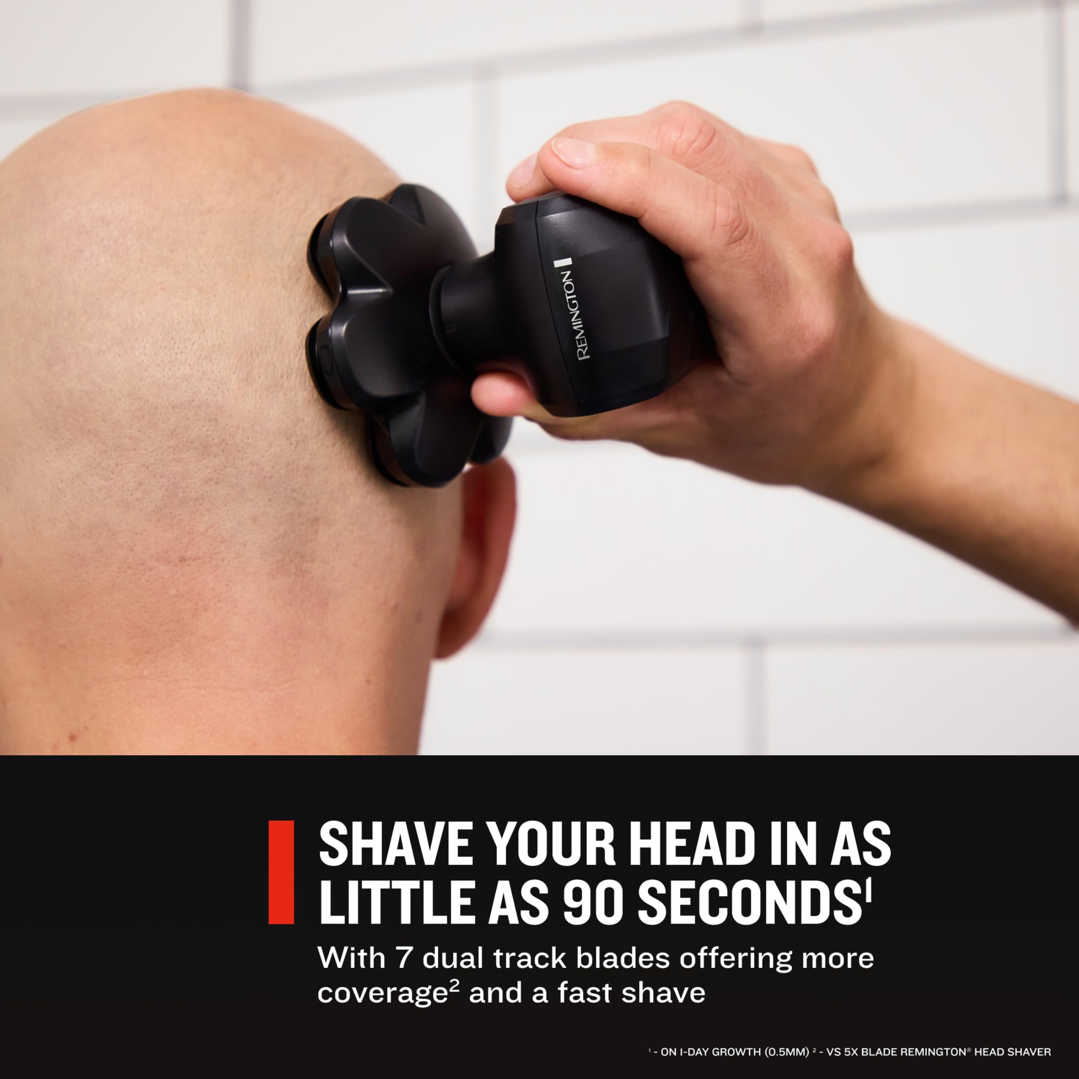 Remington Balder MAX beard trimmer in use for precise shaping and clean lines