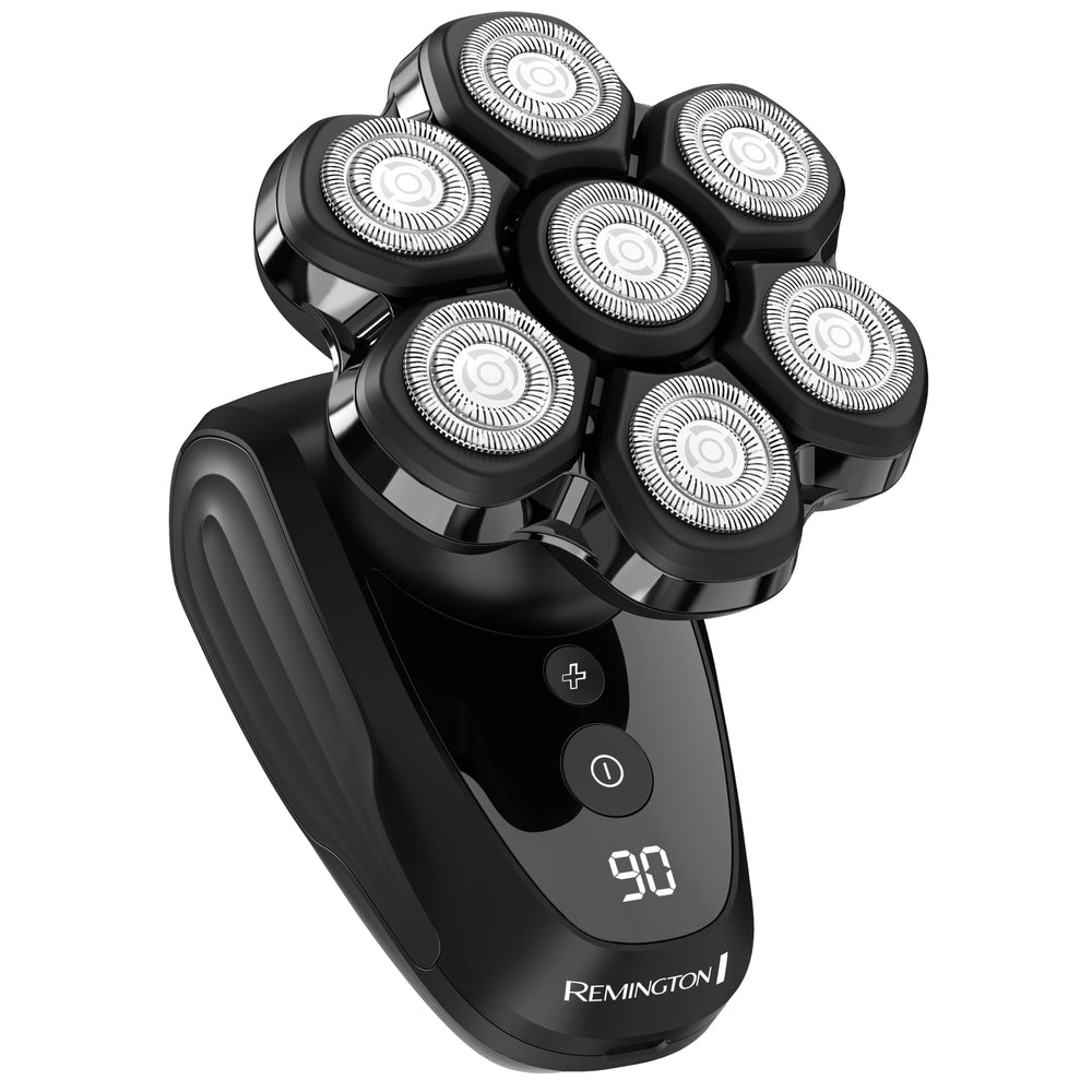 Remington Balder MAX four magnetic attachments laid out for versatile grooming