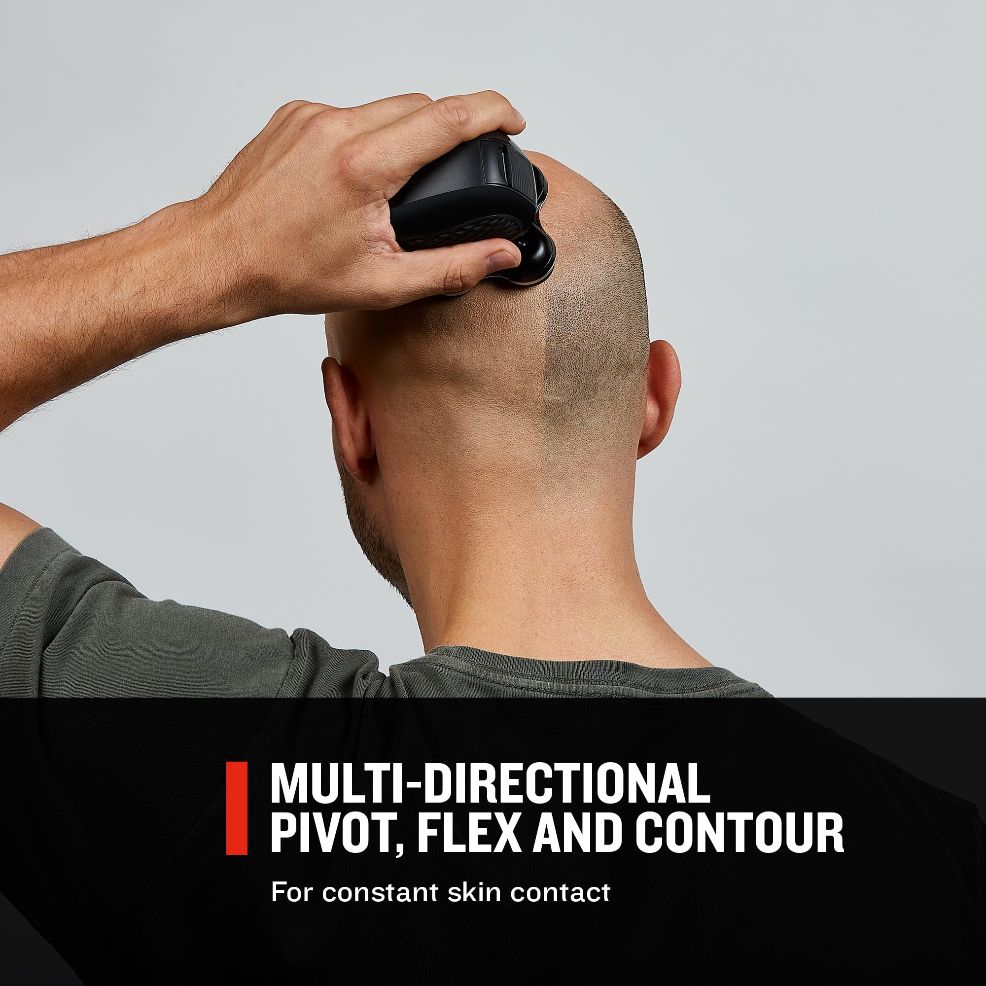 Remington Balder nose and ear trimmer attachment in use for safe trimming