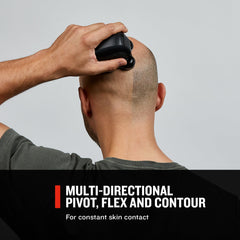 Remington Balder nose and ear trimmer attachment in use for safe trimming