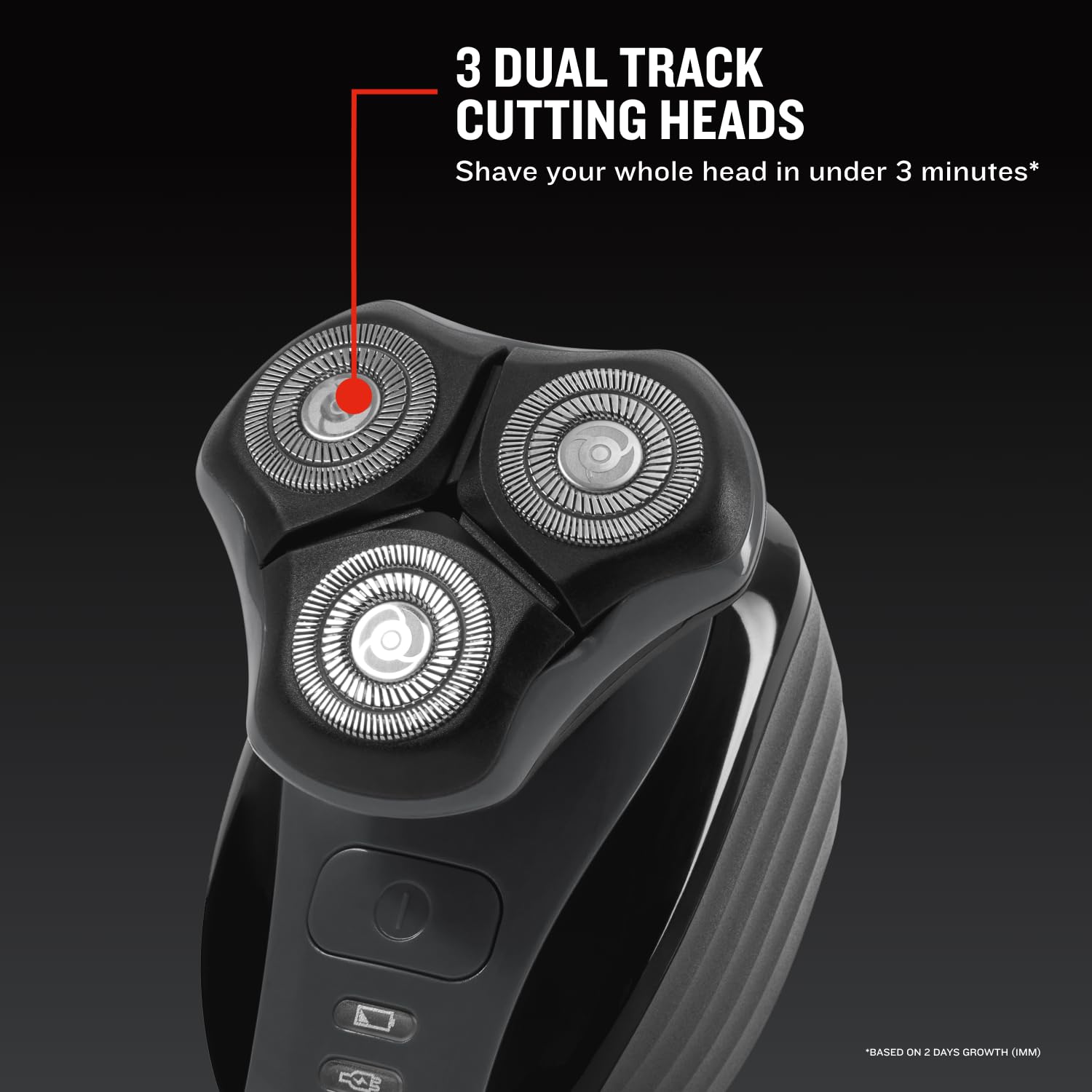 Remington Balder side profile highlighting non-slip ergonomic grip for control