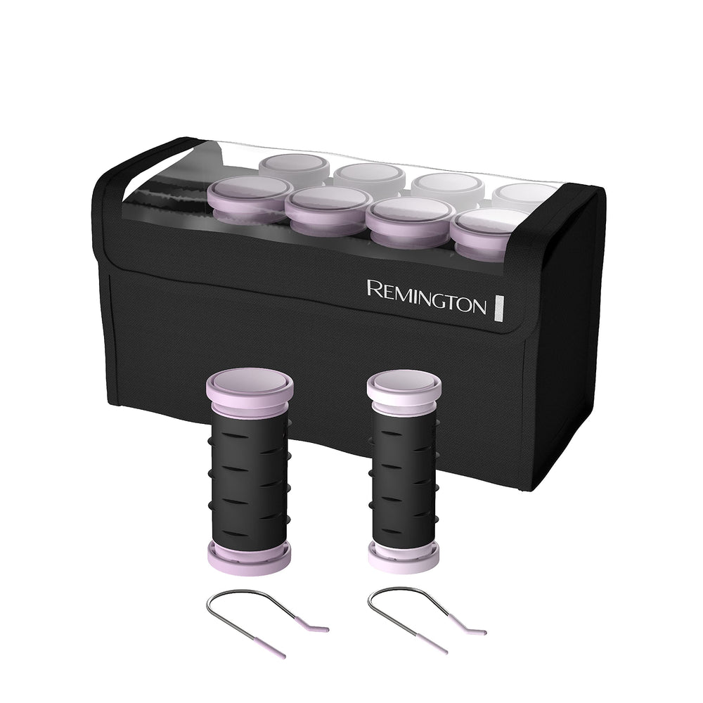 Remington compact roller set front view showing neat storage and portability benefit