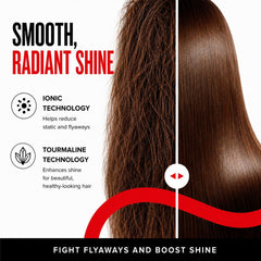 Remington dryer in use creating a smooth blowout for faster hairstyling