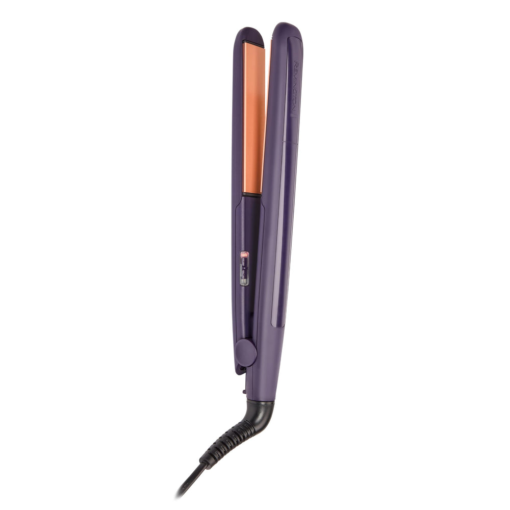 Remington front view showing slim 1-inch flat iron for precise styling