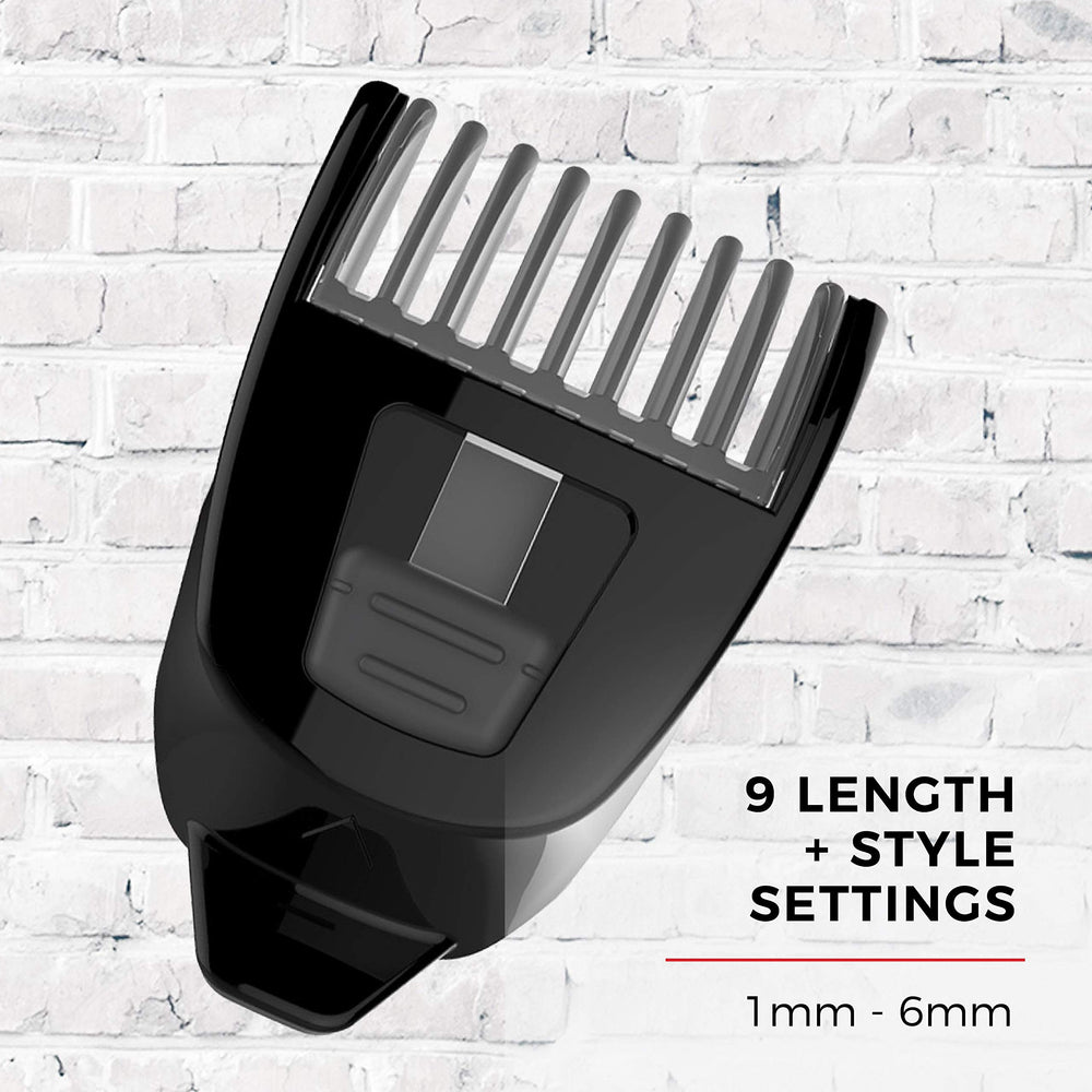 Remington narrow nose and ear trimmer profile demonstrating precise reach and safety