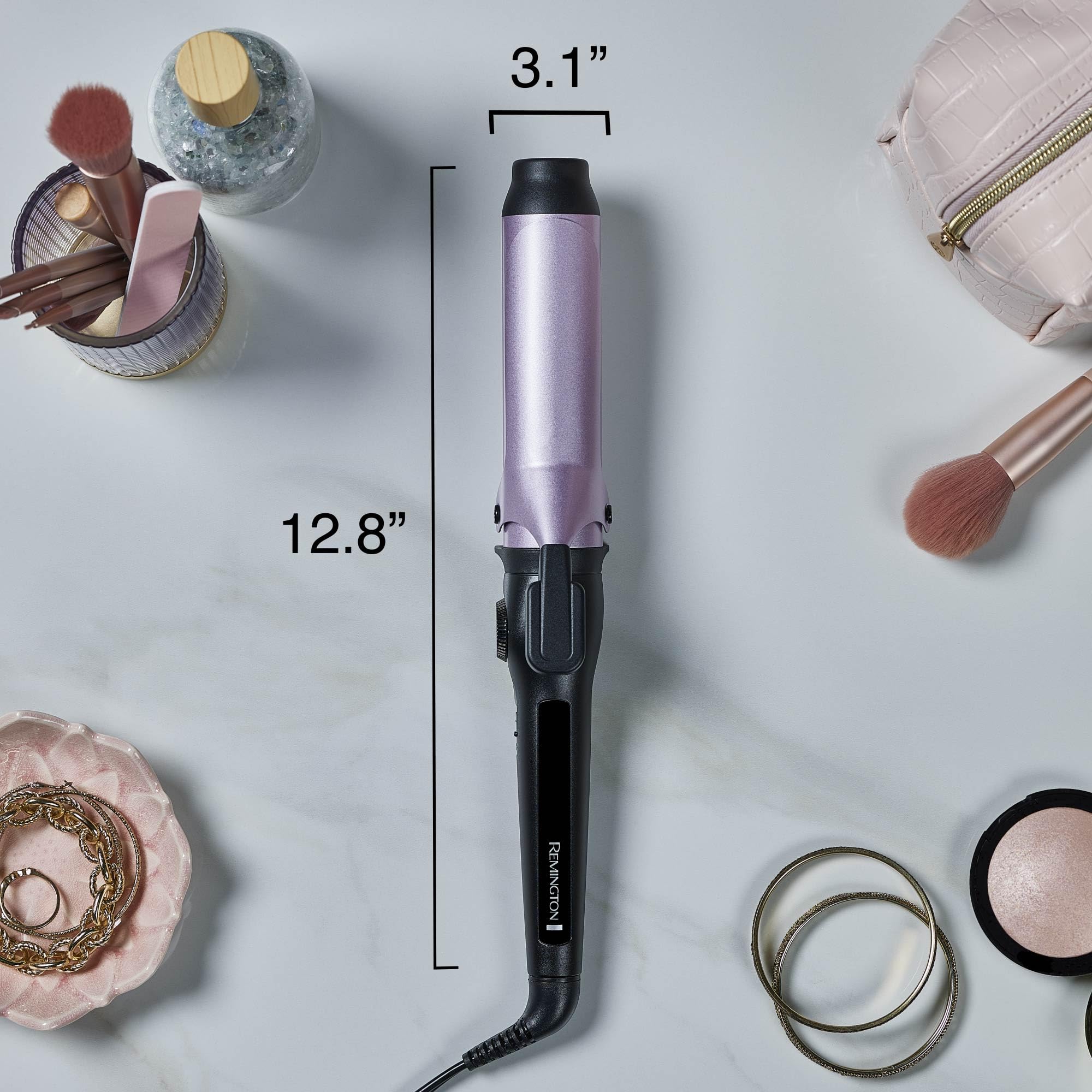 Remington retail packaging and accessories flatlay ready for storage and gifting