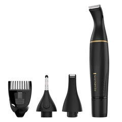 Remington precision detail trimmer front view showing ergonomic grip and control benefit