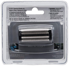 Remington SPF-PF73 foil close-up highlighting stainless steel cutters and flexible foils