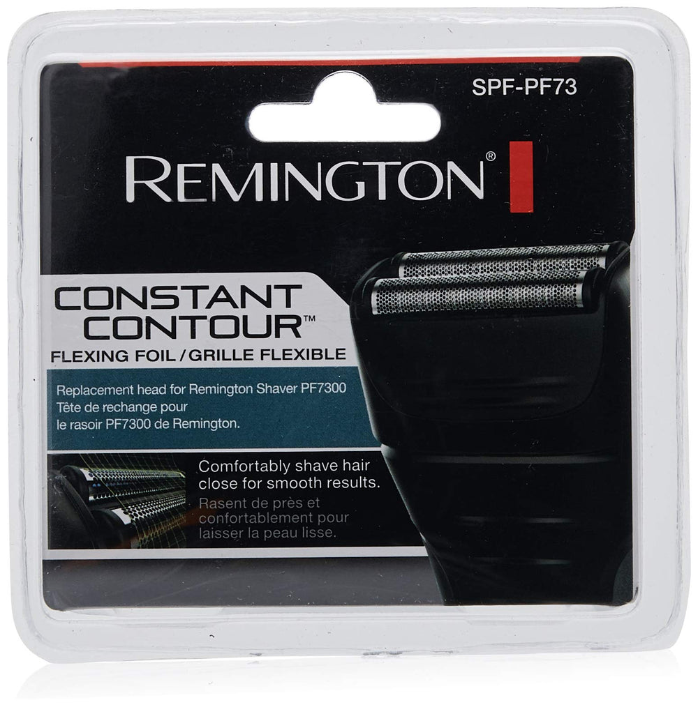 Remington SPF-PF73 front view showing fitted head and cutters for quick replacement