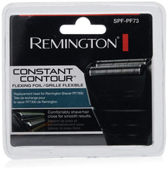 Remington SPF-PF73 front view showing fitted head and cutters for quick replacement