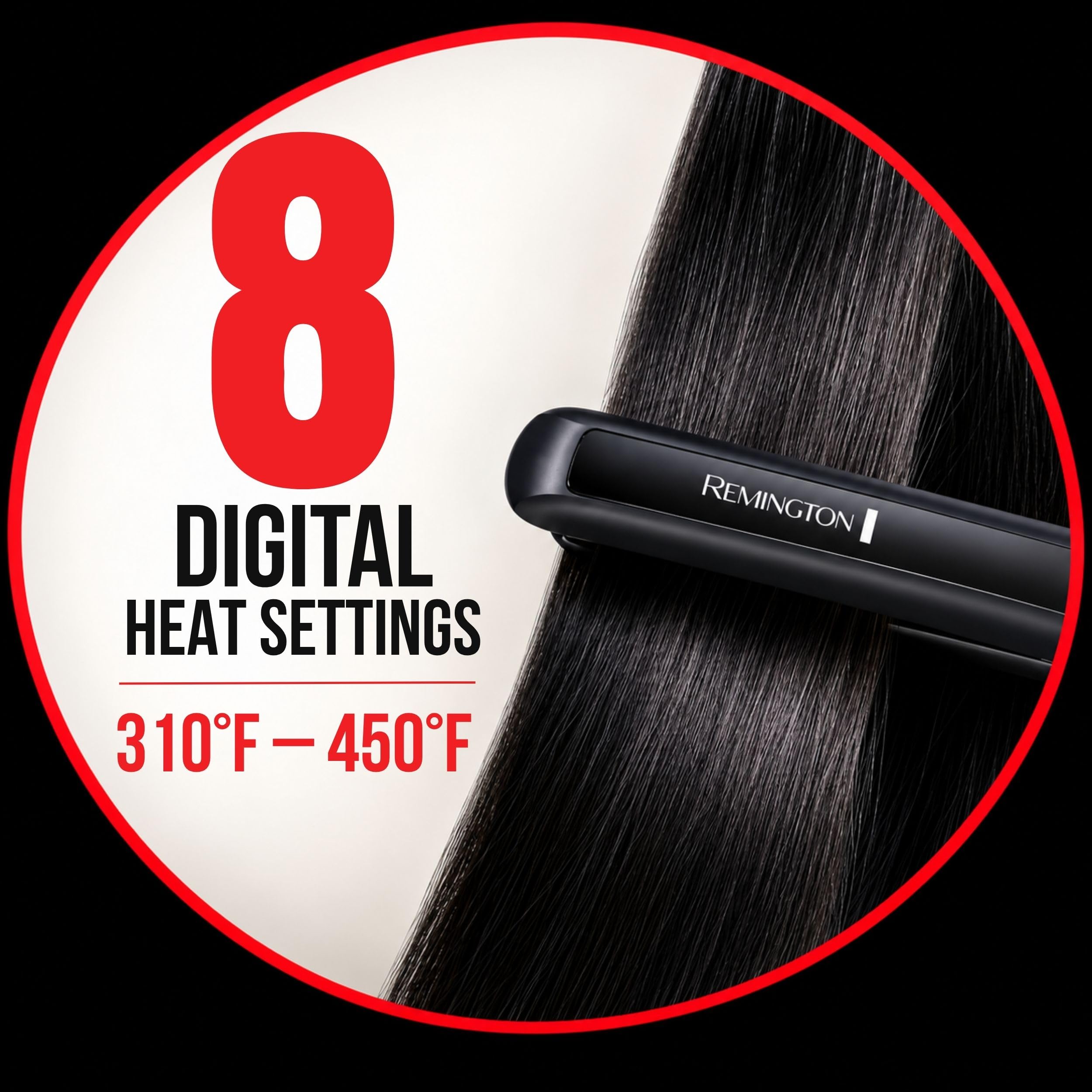 Remington heat-resistant styling mat and iron set for safe placement during styling
