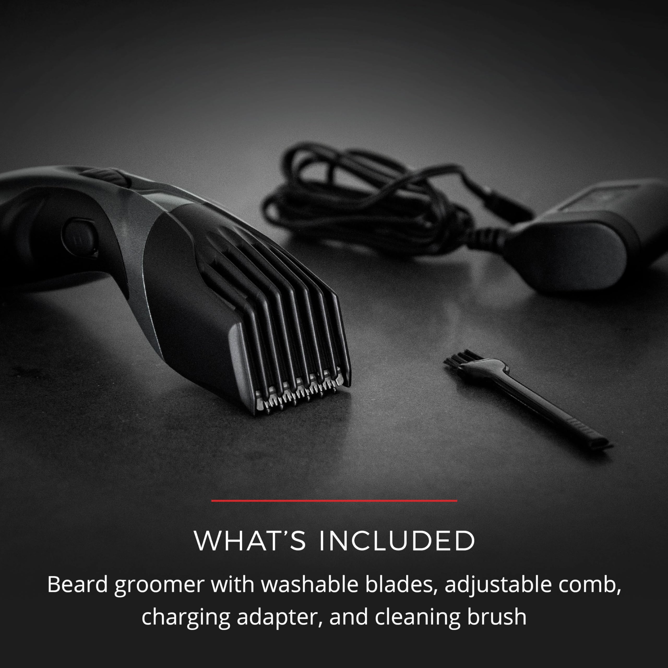 Remington blades being rinsed under tap for quick, washable cleanup