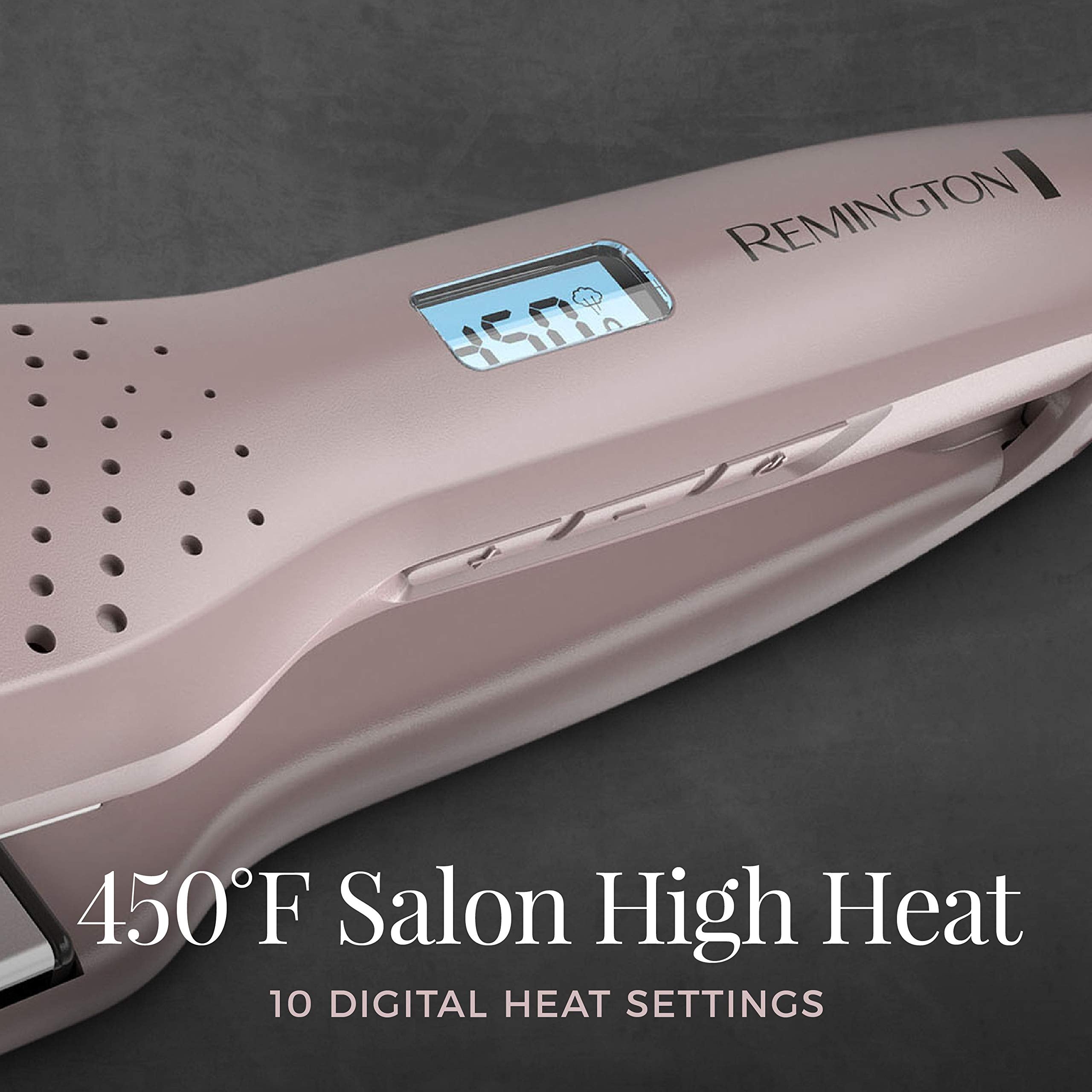 Remington LCD temperature display and digital controls for precise heat benefit