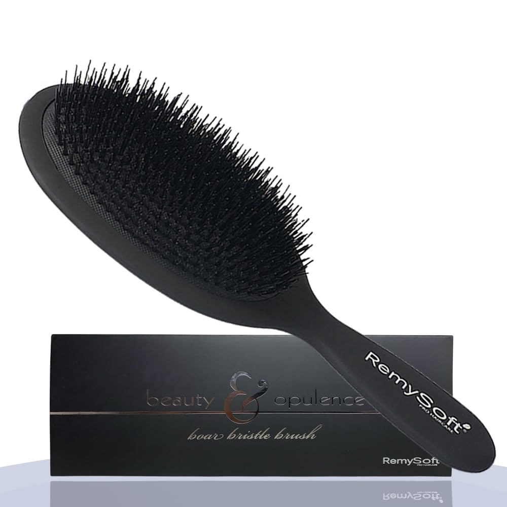 RemySoft brush front packaging showing full paddle and brand, professional finish