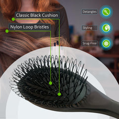 RemySoft close-up of black cushion pad protecting wig bases and extension bonds