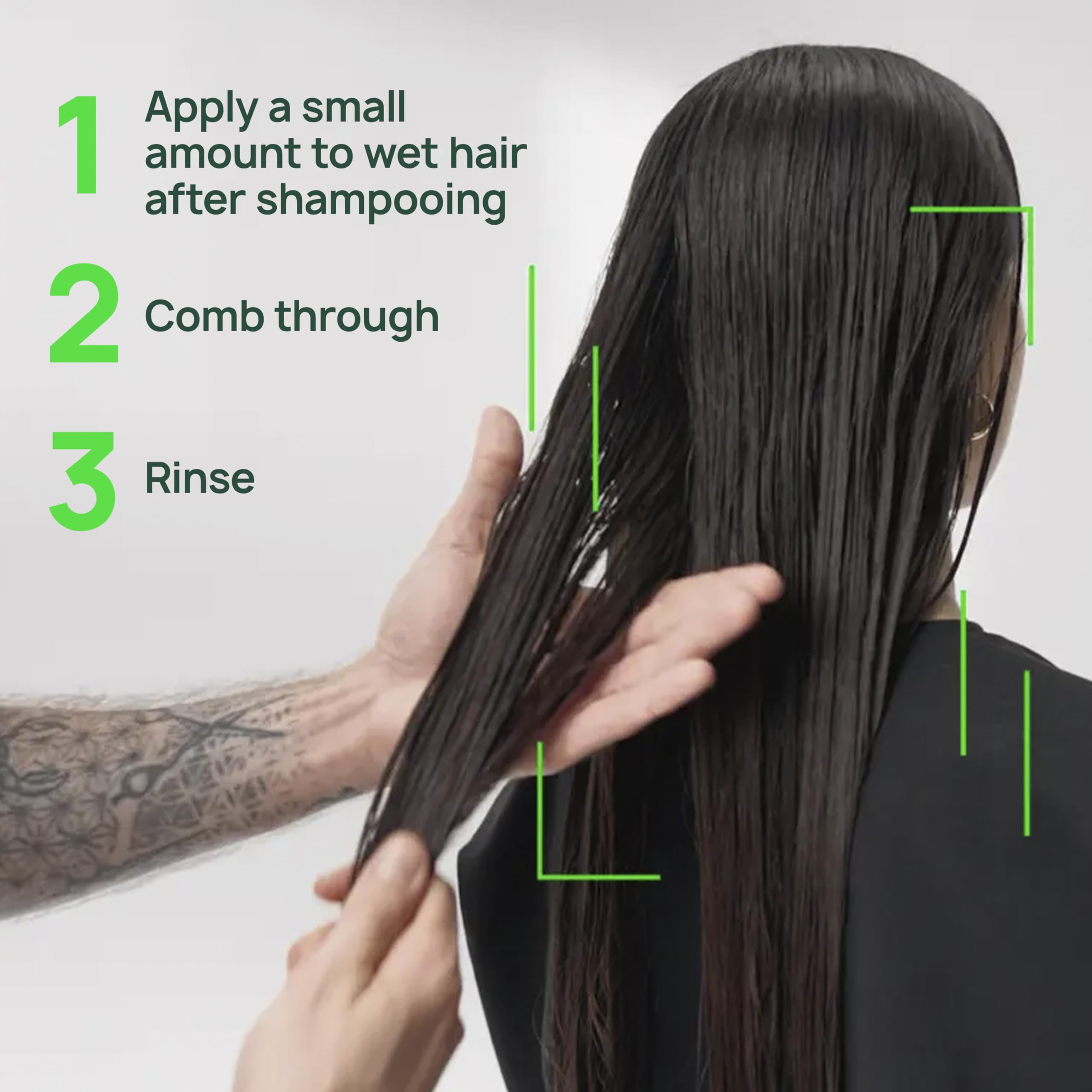 René Furterer before and after volume result demonstrating fuller-looking hair