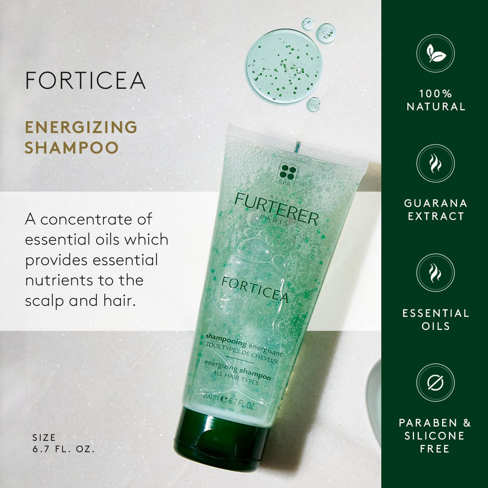 René Furterer pump dispensing shampoo demonstrating easy control