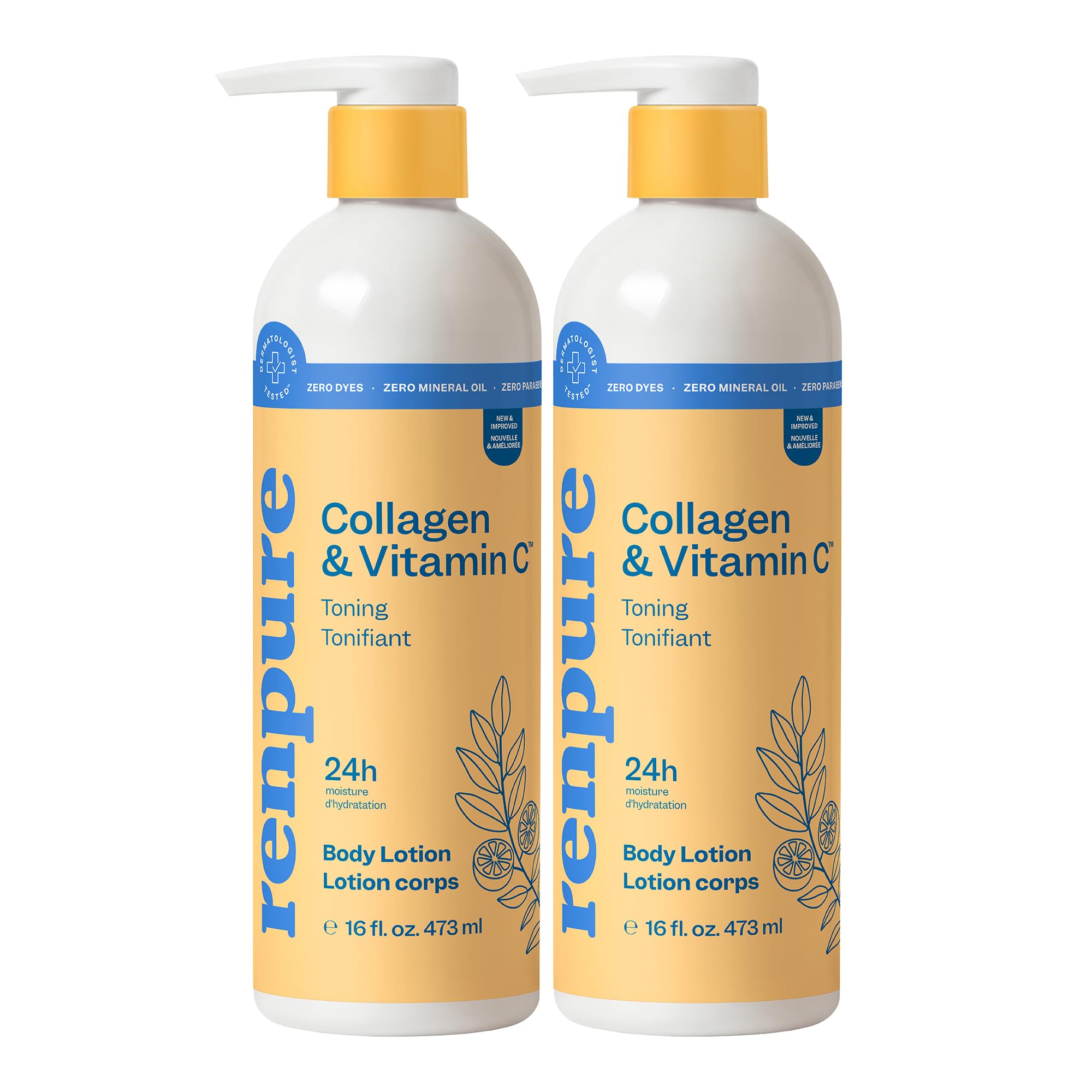 RENPURE front packaging showing dual 16oz bottles and product benefits