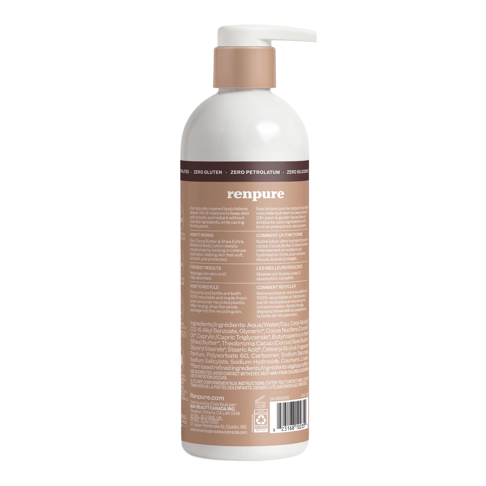 RENPURE lifestyle image of soft skin after use showing visible smoothness benefit