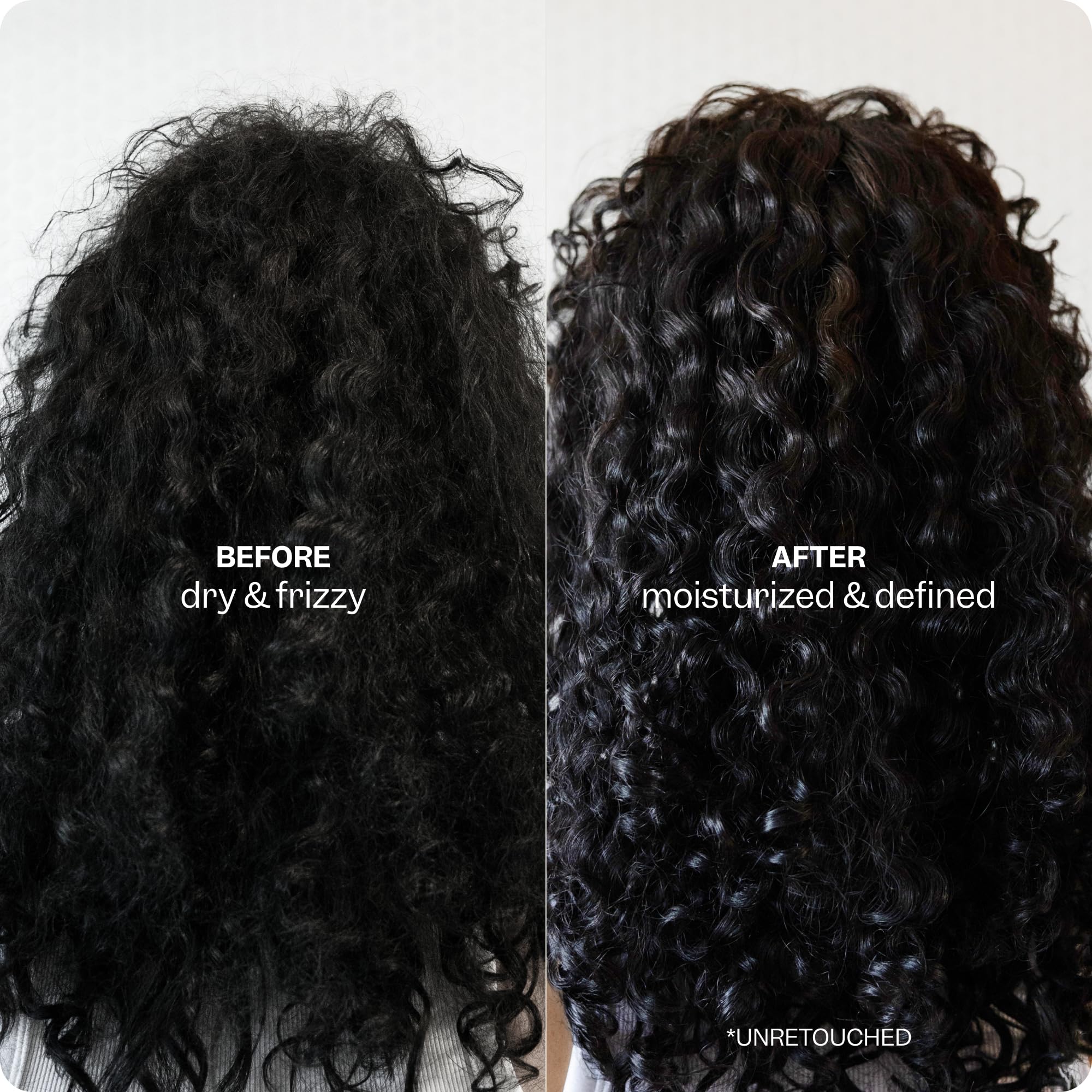 Renpure shampoo texture on palm showing gentle lather and moisture