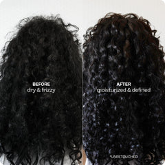Renpure shampoo texture on palm showing gentle lather and moisture