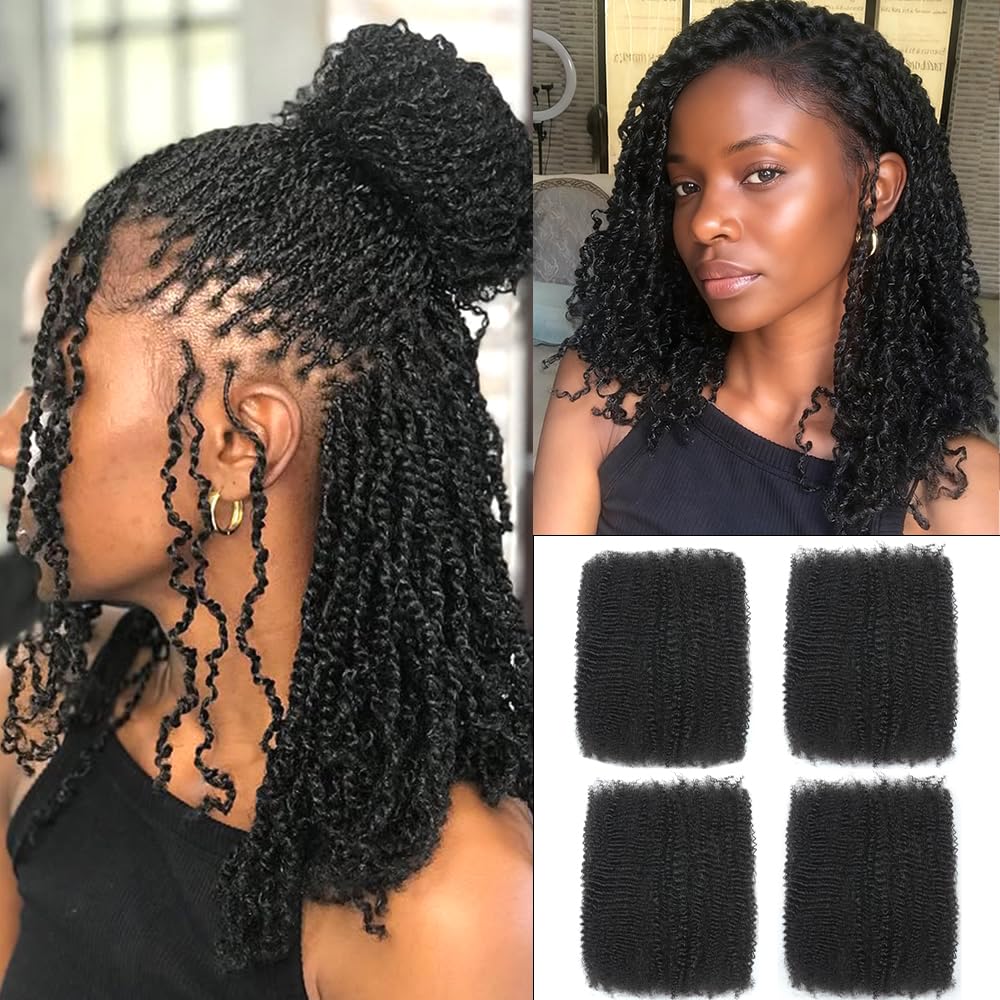 Renyarch front packaging view showing natural afro-kinky bulk and easy selection benefit