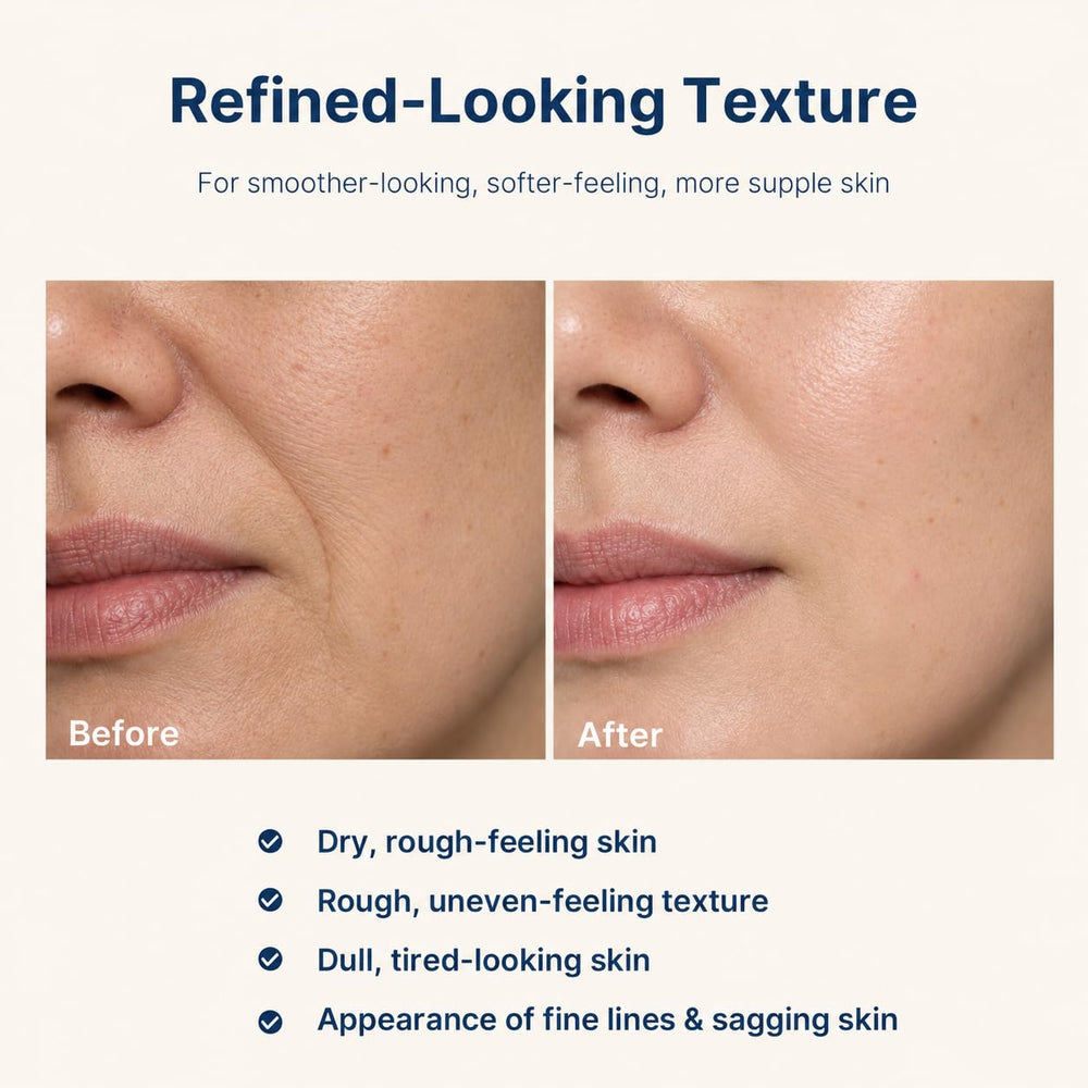 Reshot demonstrating neck application for improved comfort and softness