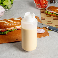 Restaurantware translucent side showing fill level for quick inventory checks