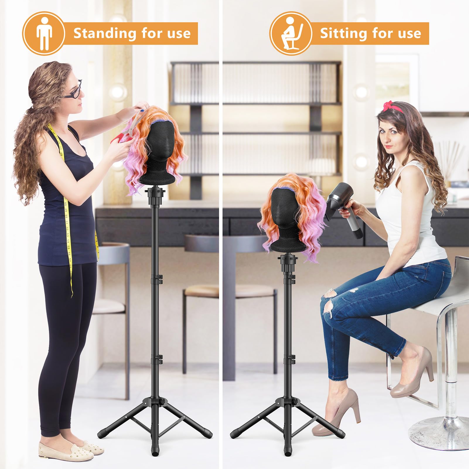 Retbtnm folded stand in carry bag highlighting portability for travel and classes