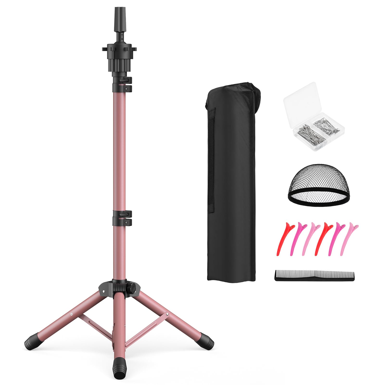 Retbtnm front view pink stand showing stable styling platform