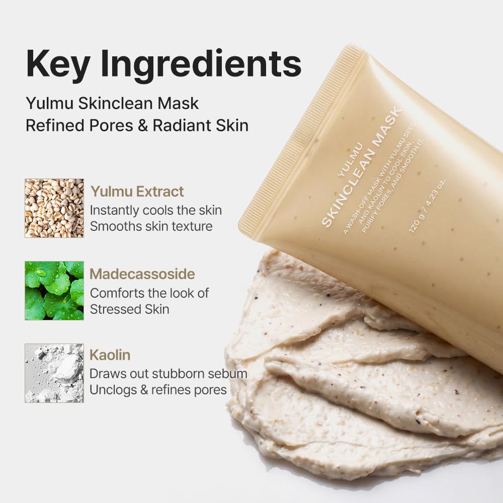 RETURNITY applying mask on hand to show smooth spreadability