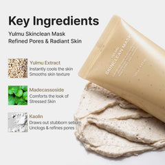 RETURNITY applying mask on hand to show smooth spreadability