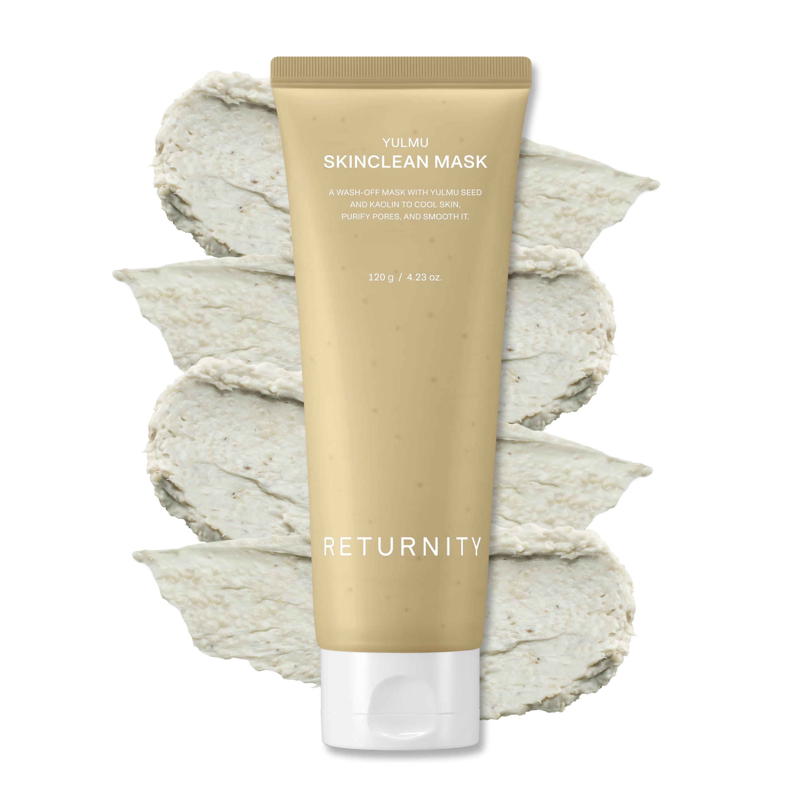 RETURNITY front packaging showing product and benefits