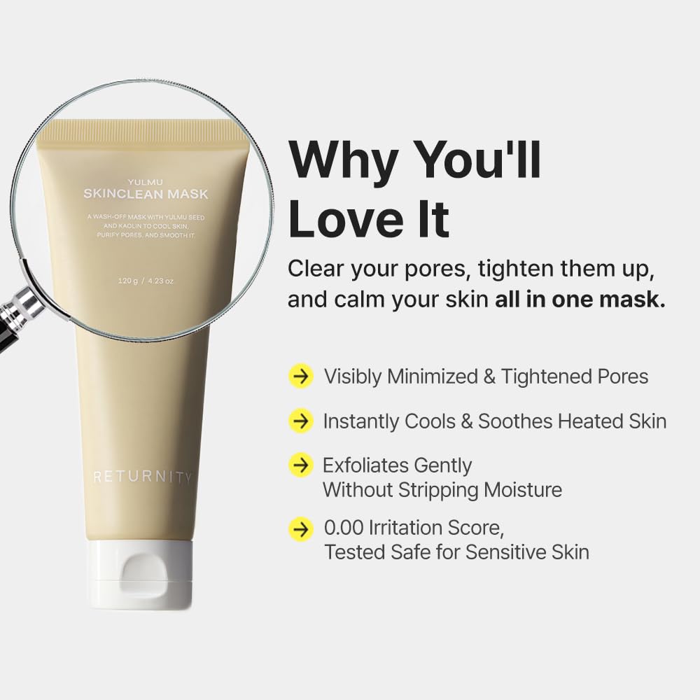 RETURNITY coix seed ingredient close detail highlighting natural exfoliant