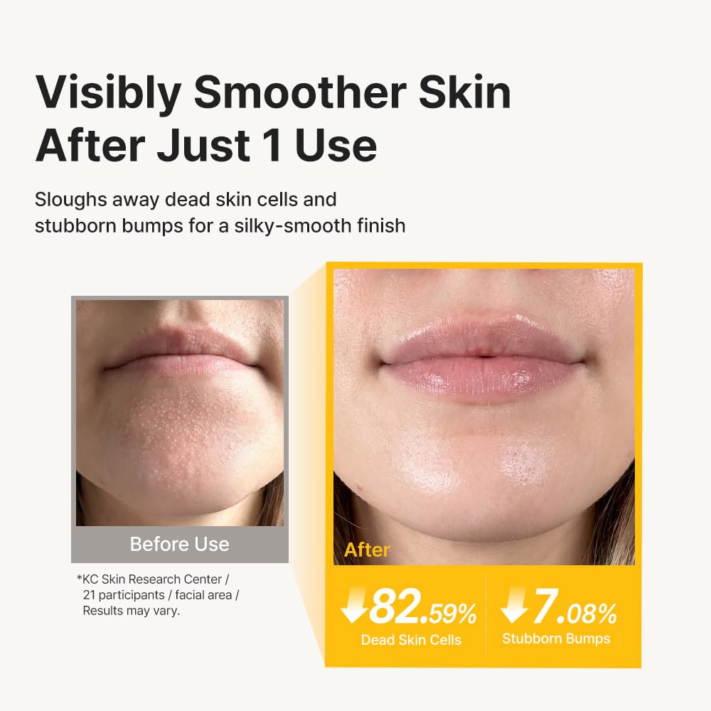 RETURNITY rinsing mask under water to show easy washable formula