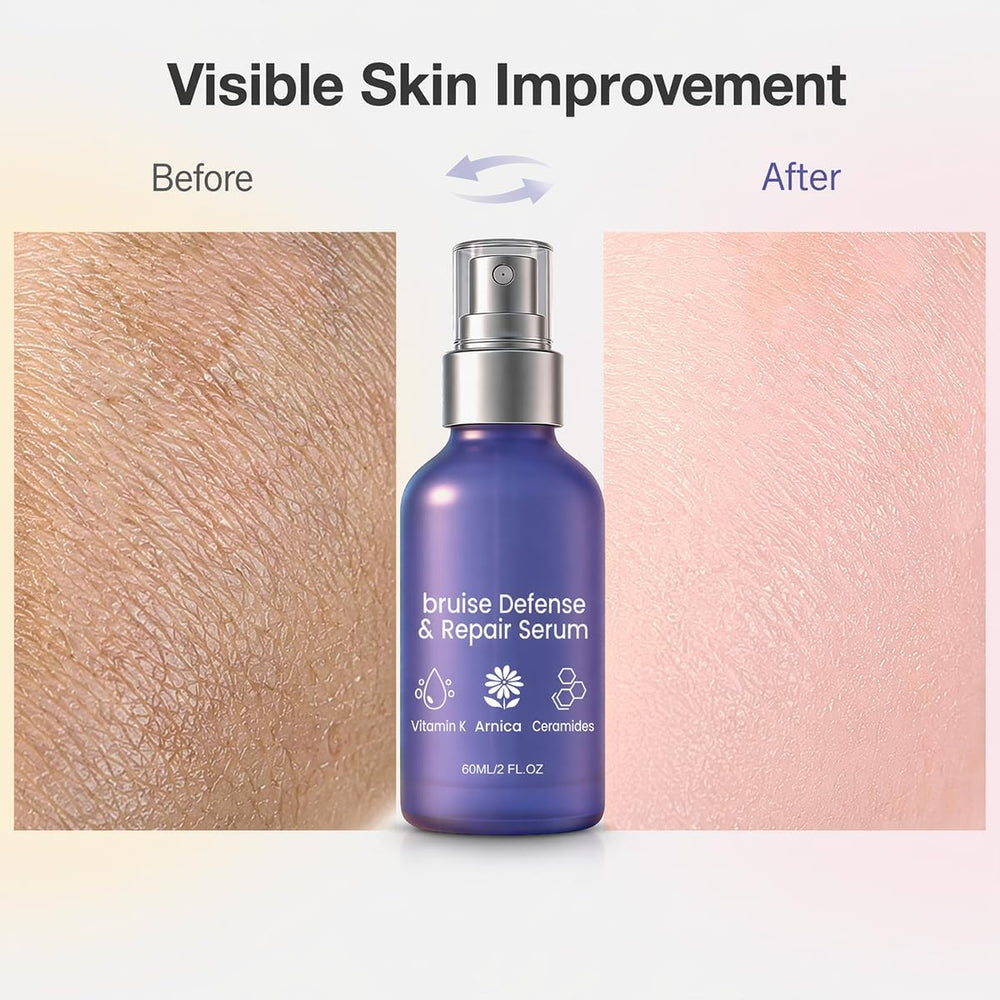 Hand applying Reunoa serum to forearm, brand easy layering and non-greasy benefit