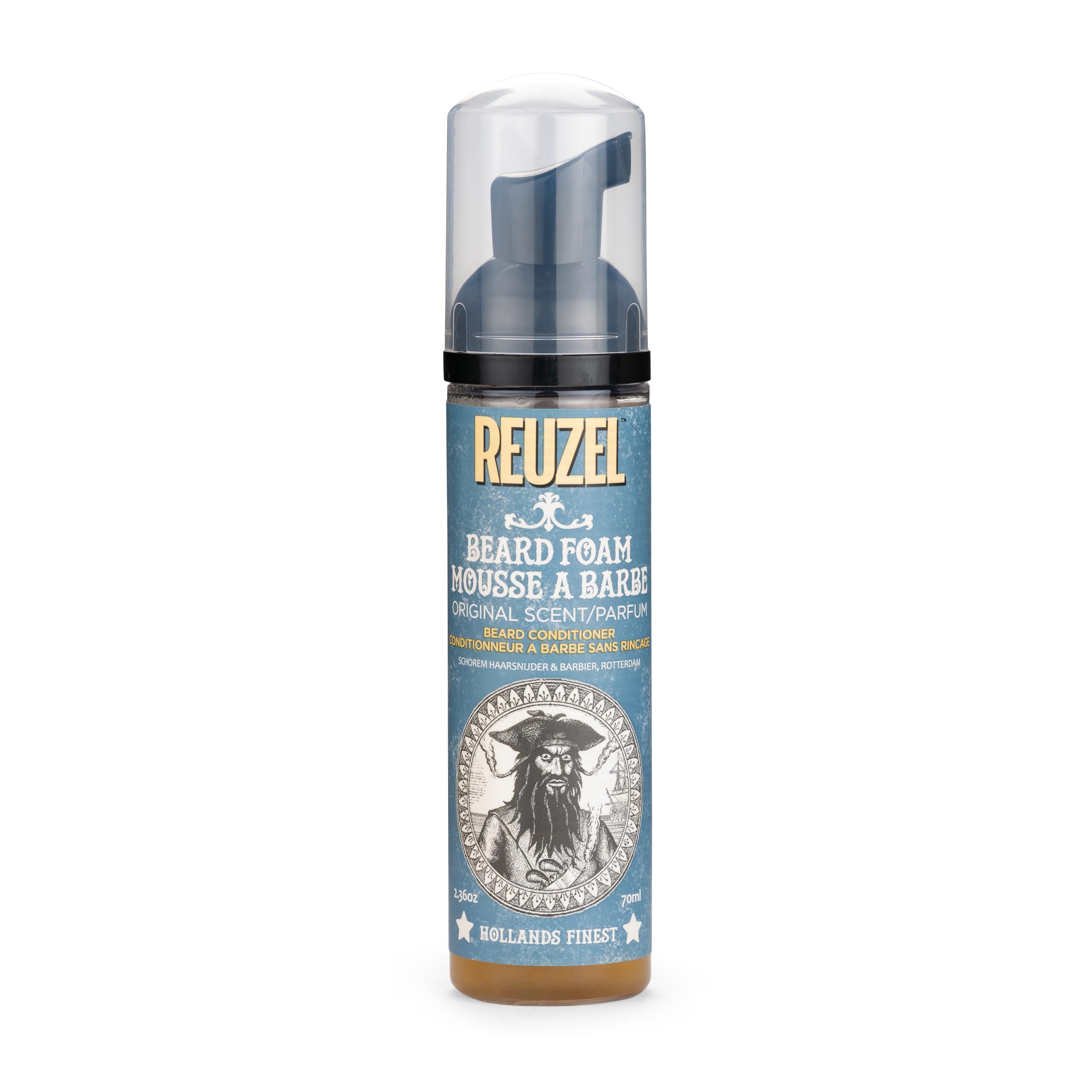 REUZEL front can view shows clear branding and portable size benefit