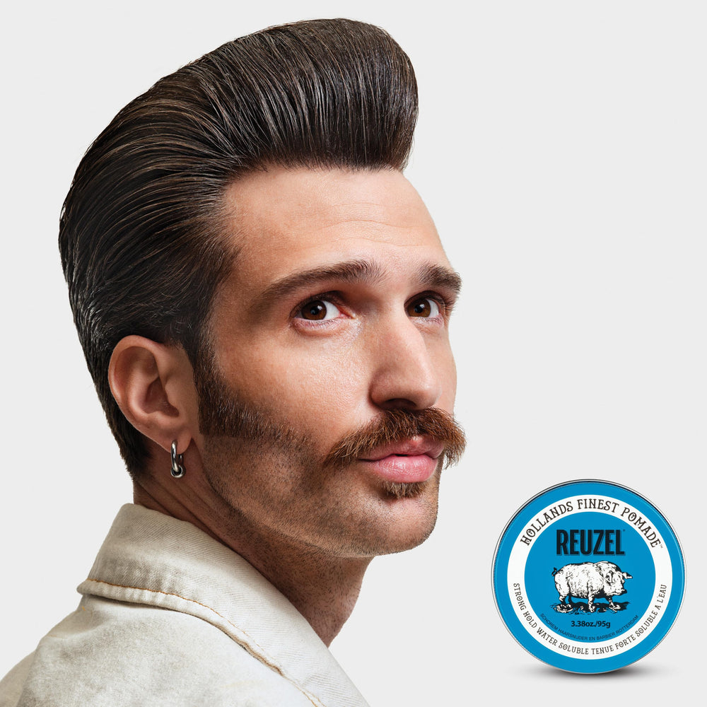 REUZEL pomade close-up texture demonstrating smooth, concentrated consistency