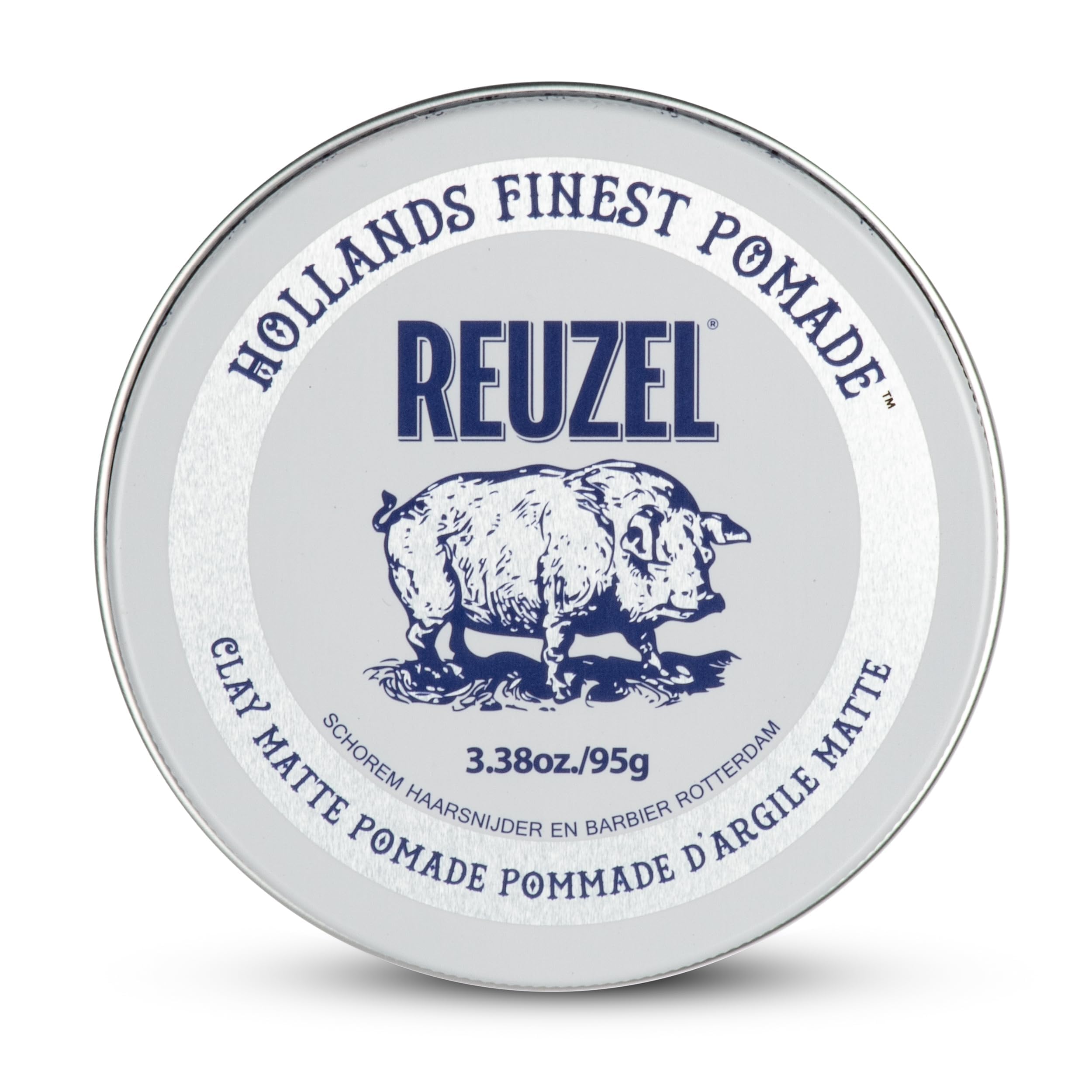 REUZEL front packaging showing jar and branding, highlights product trust