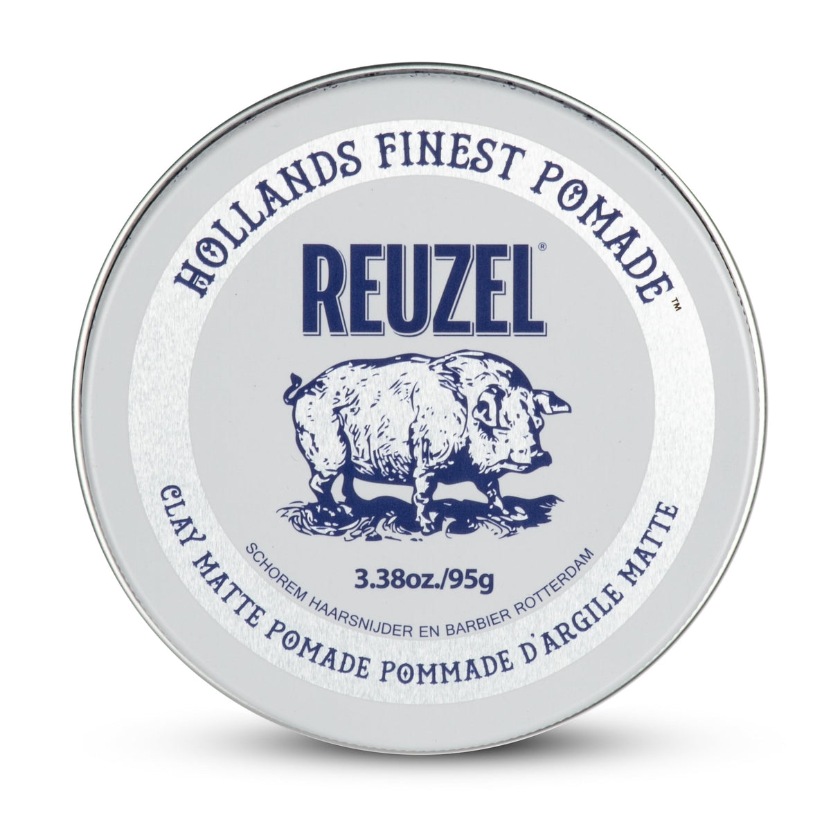 REUZEL front packaging showing jar and branding, highlights product trust