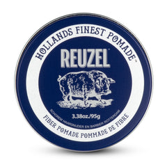 REUZEL front tub view showing product branding and compact packaging benefit