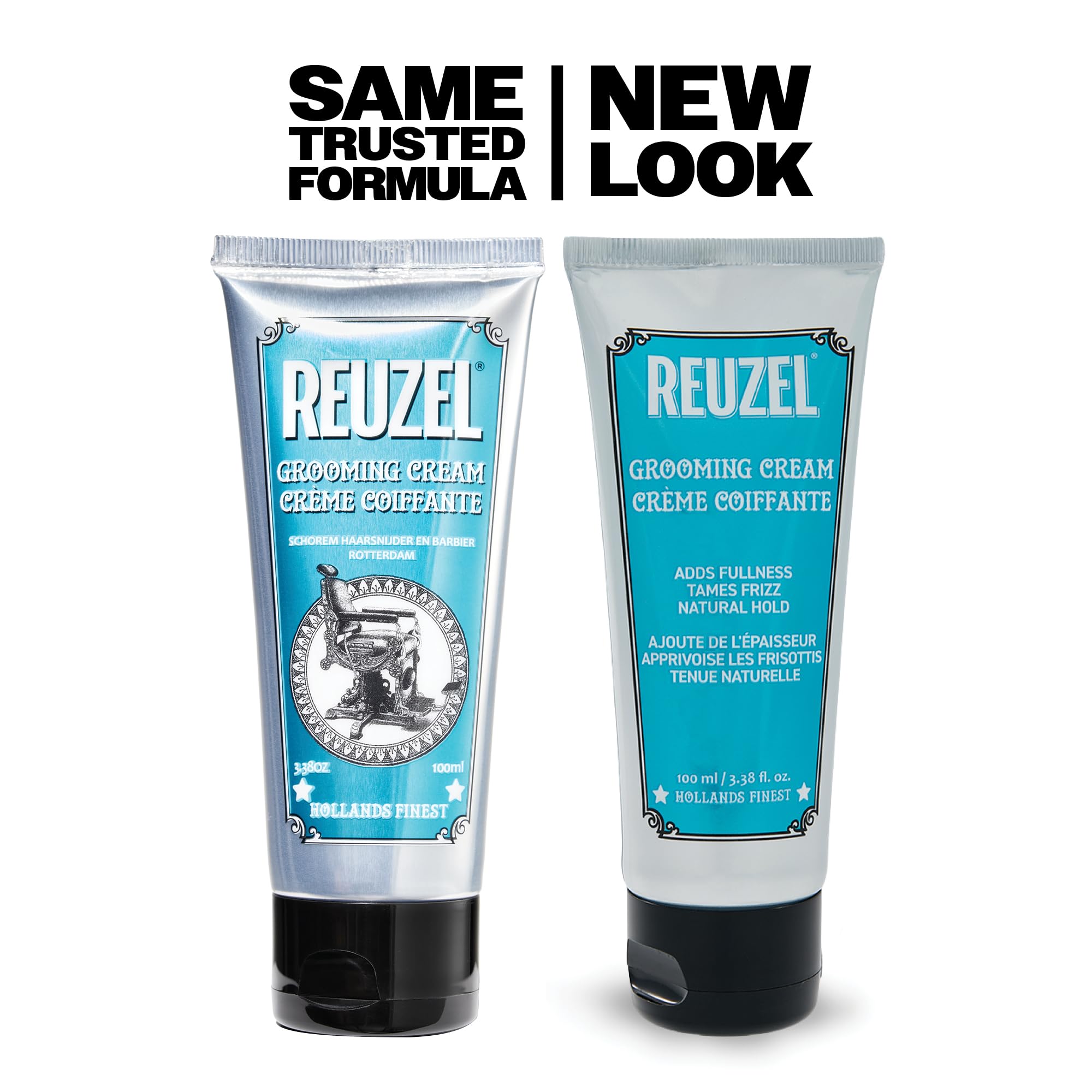 REUZEL grooming cream ingredient closeup of kaolin and coconut for nourishment benefit