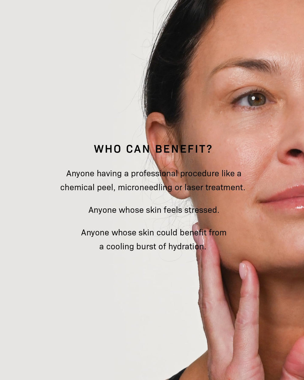 Revision Skincare open box and single sheet illustrating single-use convenience benefit