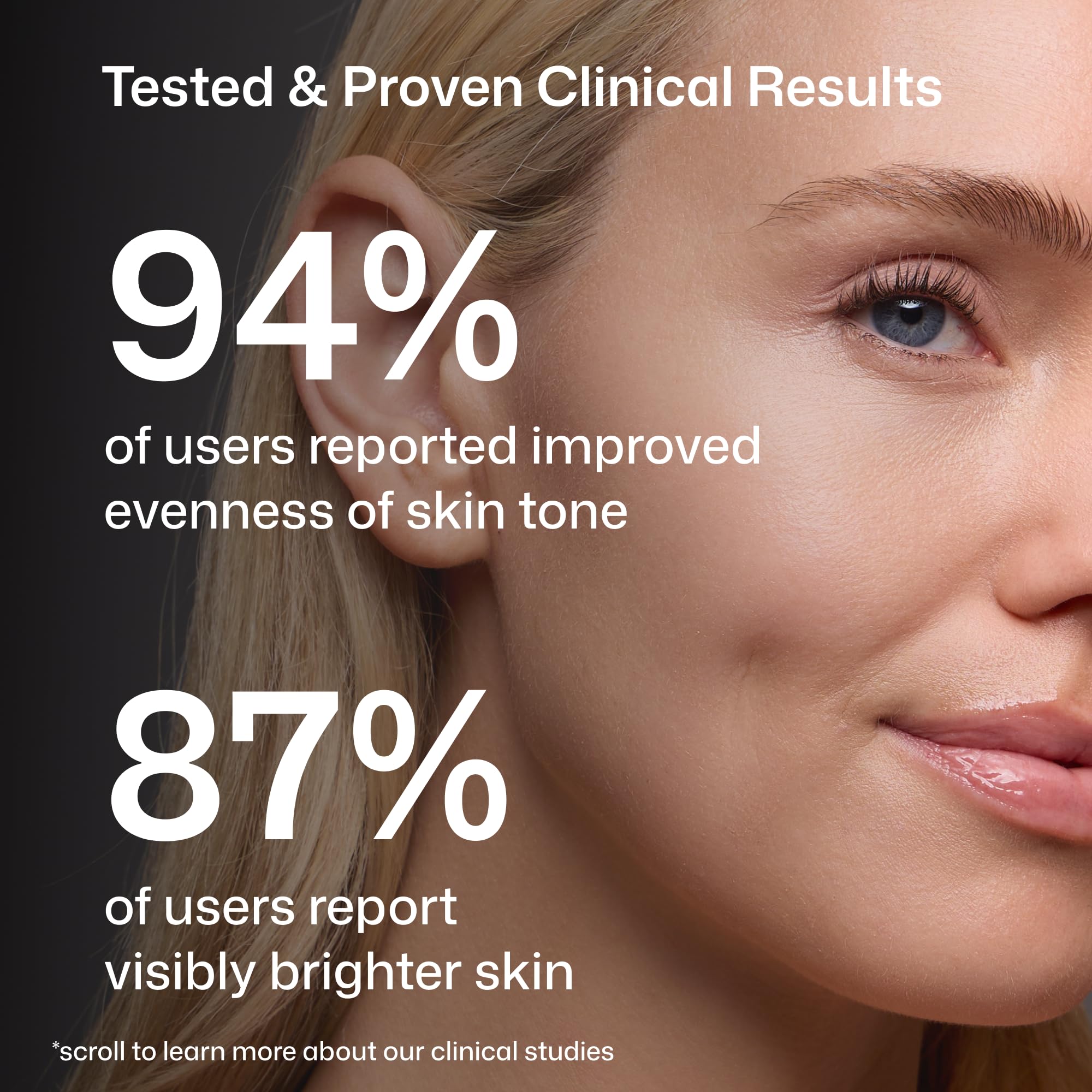 Revision Skincare serum swatched on skin to show finish and quick-absorbing benefit