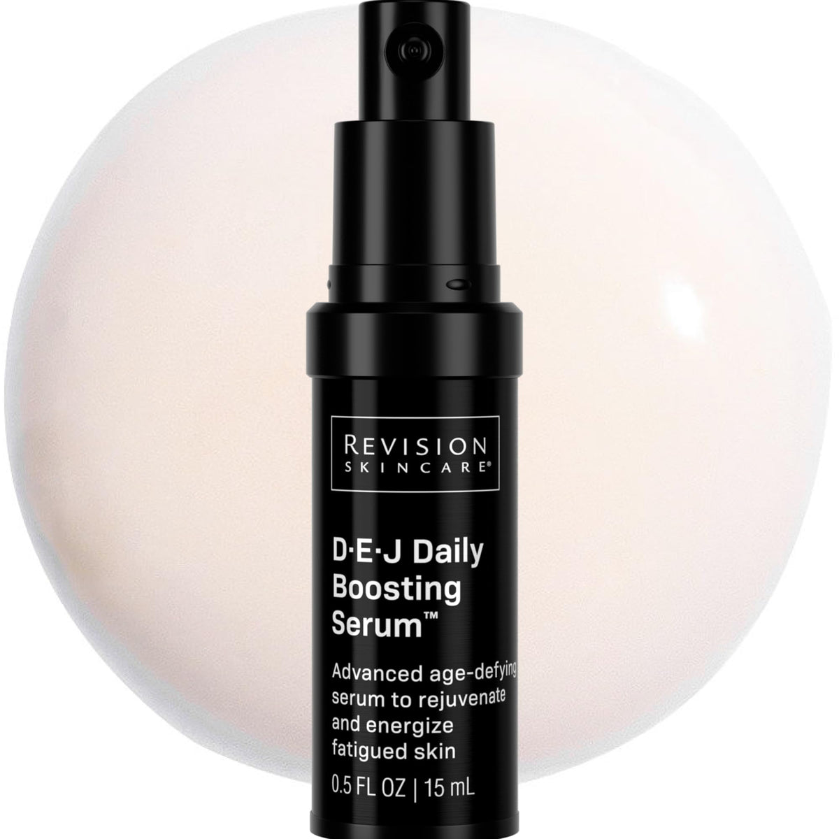 Revision Skincare bottle front packaging showing clean clinical design and clarity