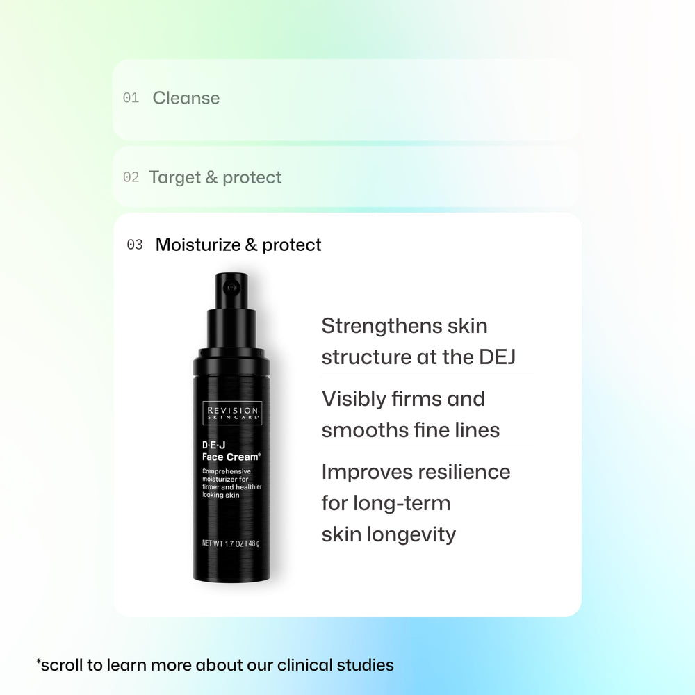 Revision Skincare cream applied at night to support overnight hydration